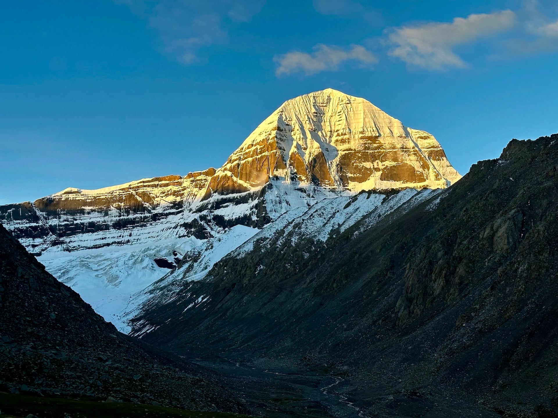 Mount Kailash — sacred peak at dawn